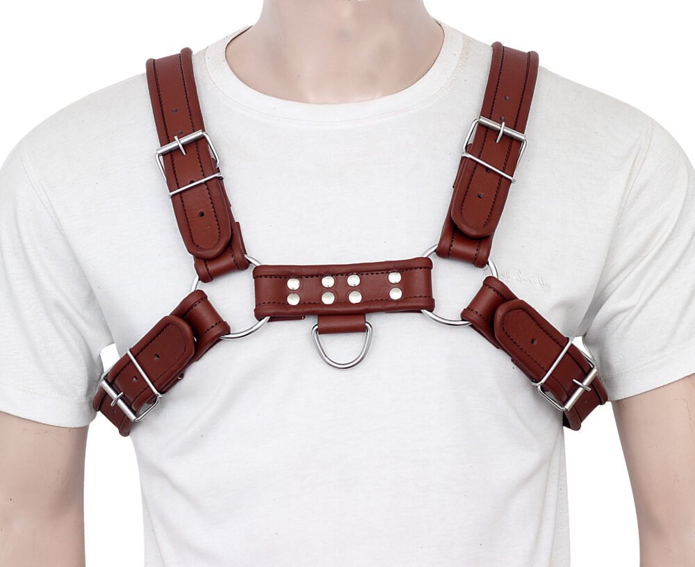 Gay Leather Chest Harness