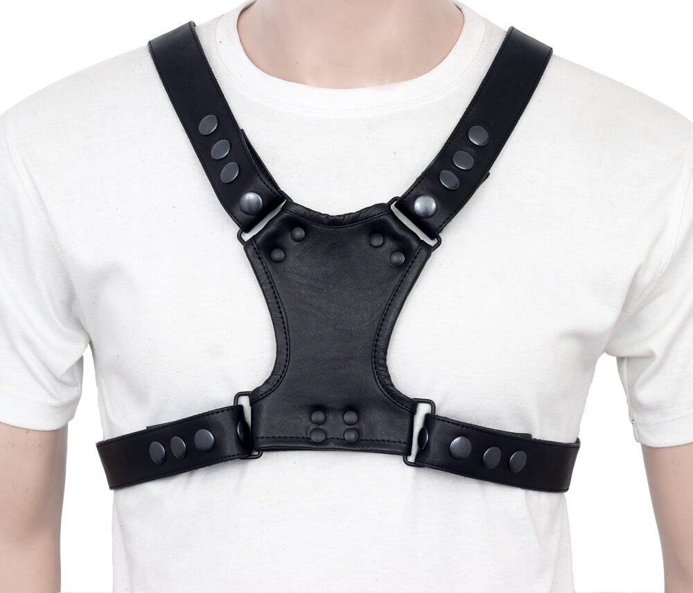 Mens Leather Body Harness