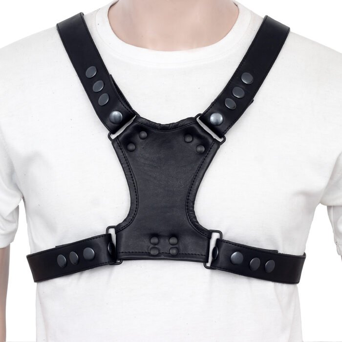 Mens Leather Body Harness