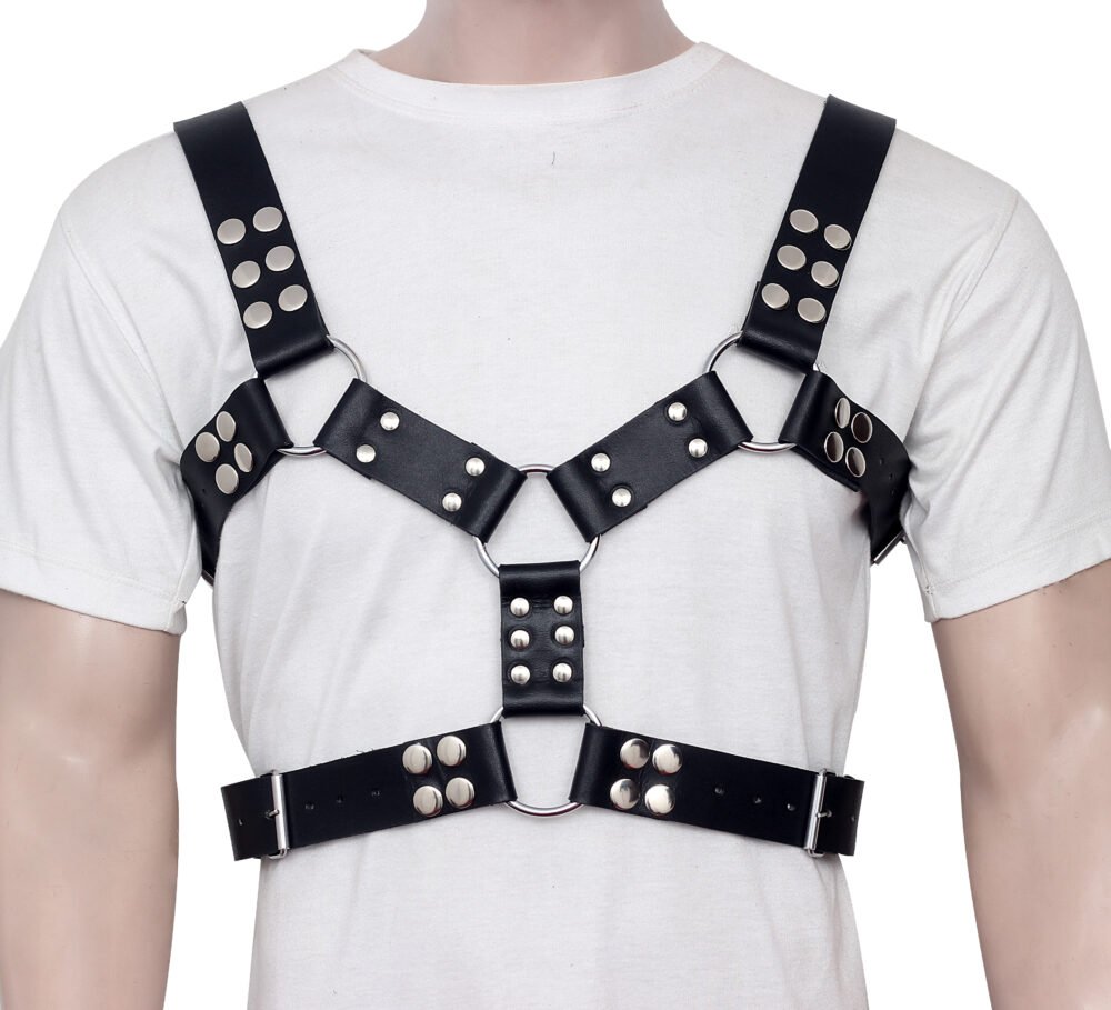 BDSM Chest Harness with Adjustable Straps
