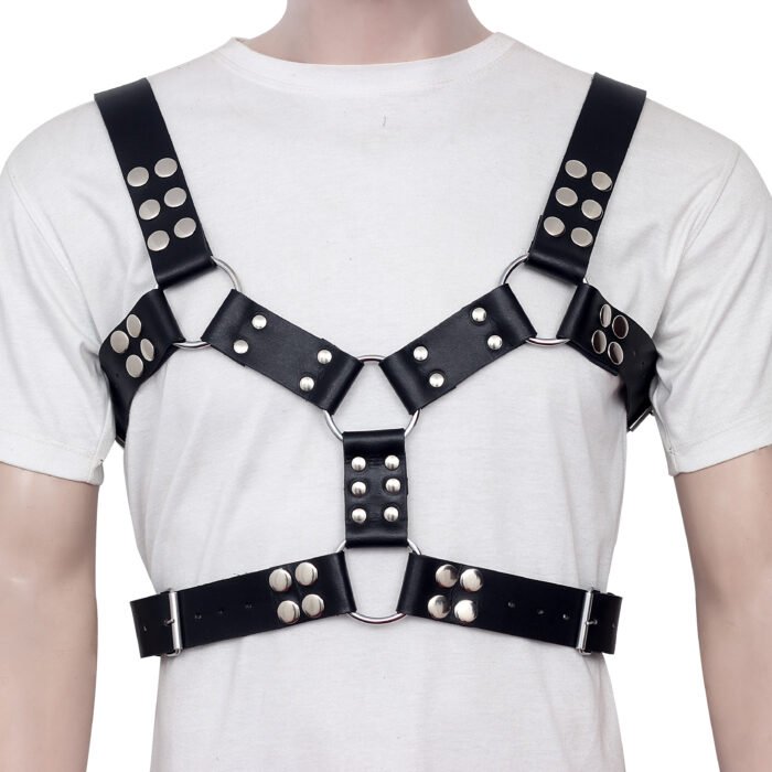 BDSM Chest Harness with Adjustable Straps