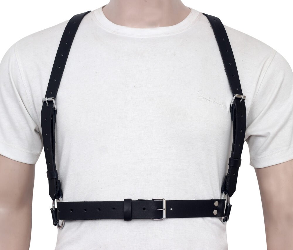 Perfect Fit Leather Chest Harness