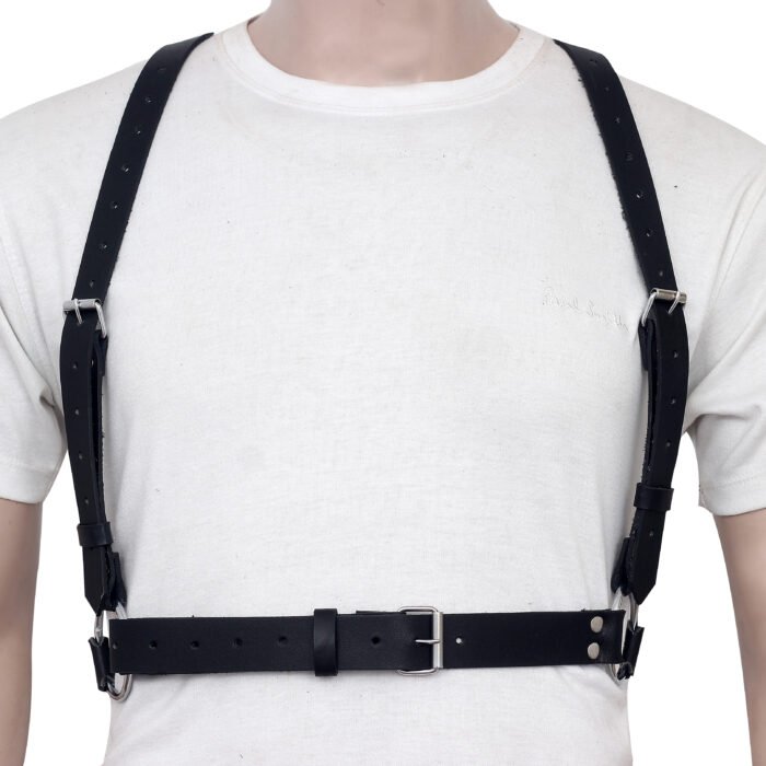 Perfect Fit Leather Chest Harness