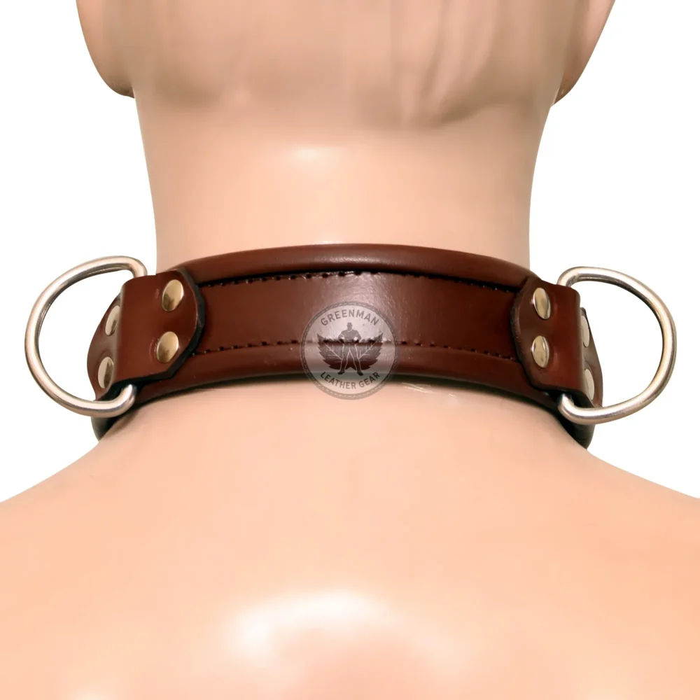 Soft Leather Posture Collar, Leather Posture Collar for Bondage, Leather BDSM collar, Leather Bondage Collar, Leather Posture Collar