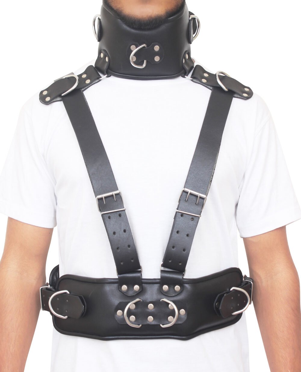 Full Body Roman Leather Bondage Harness