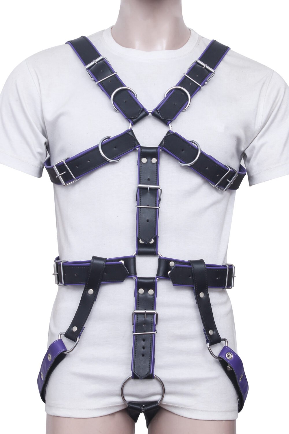 Genuine Leather Full Body Gay Harness