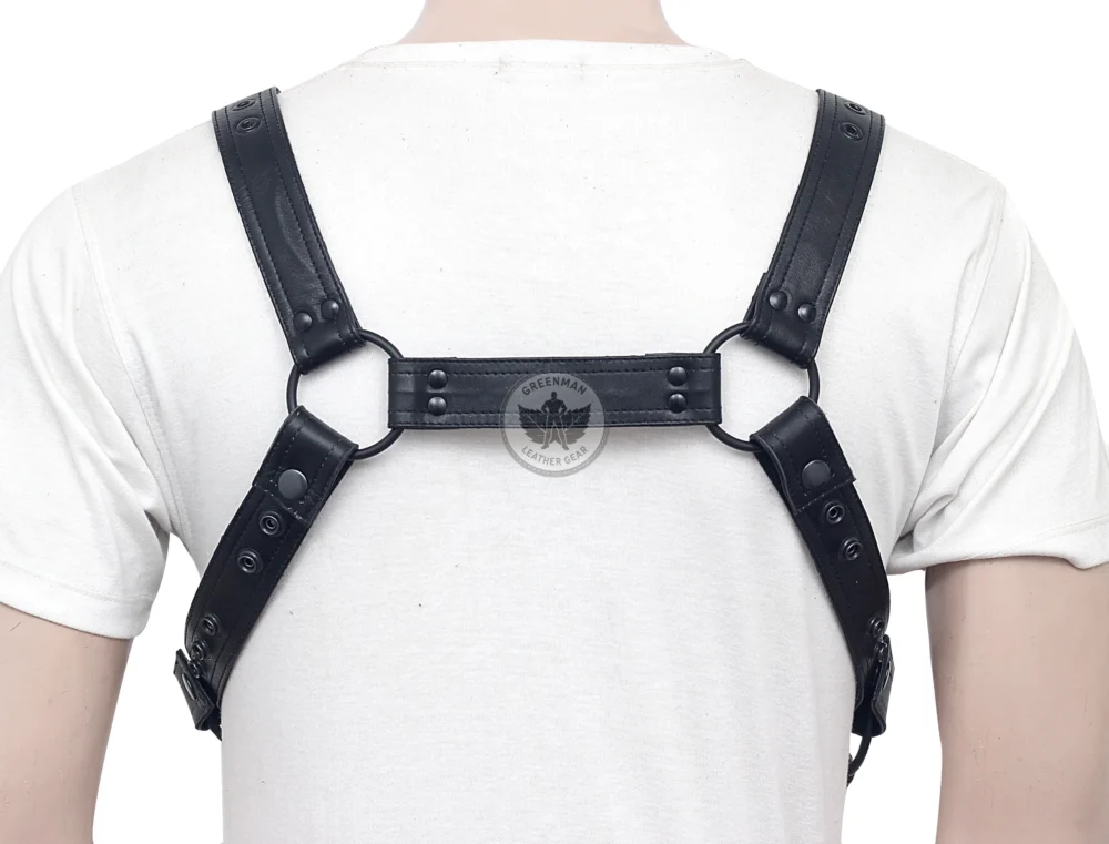 Jockstrap with Harness, Gay Jockstrap Harness, Leather Harness With Jockstrap, BDSM Harness for Men, Genuine Leather Cock Ring Harness For Men, Gay Leather Chest Harness, leather harness, men wearing harness on chest, leather harness for men, leather bondage harness