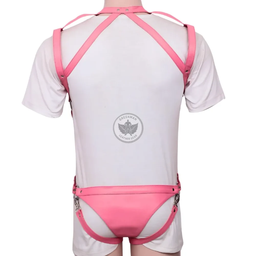 Jockstrap with Harness, Gay Jockstrap Harness, Leather Harness With Jockstrap, BDSM Harness for Men, Genuine Leather Cock Ring Harness For Men, Gay Leather Chest Harness, leather harness, men wearing harness on chest, leather harness for men, leather bondage harness