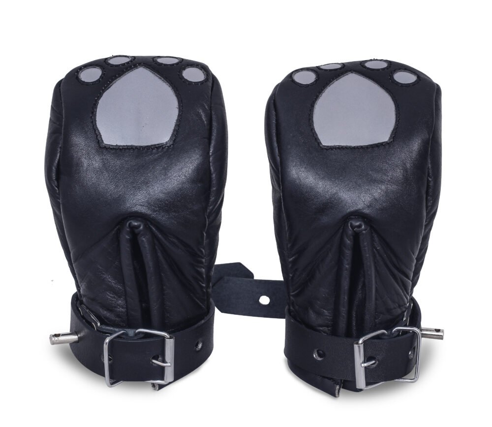 Leather Bondage Mittens