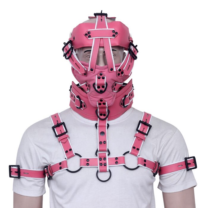 Handmade Leather Harness and Muzzle Gag