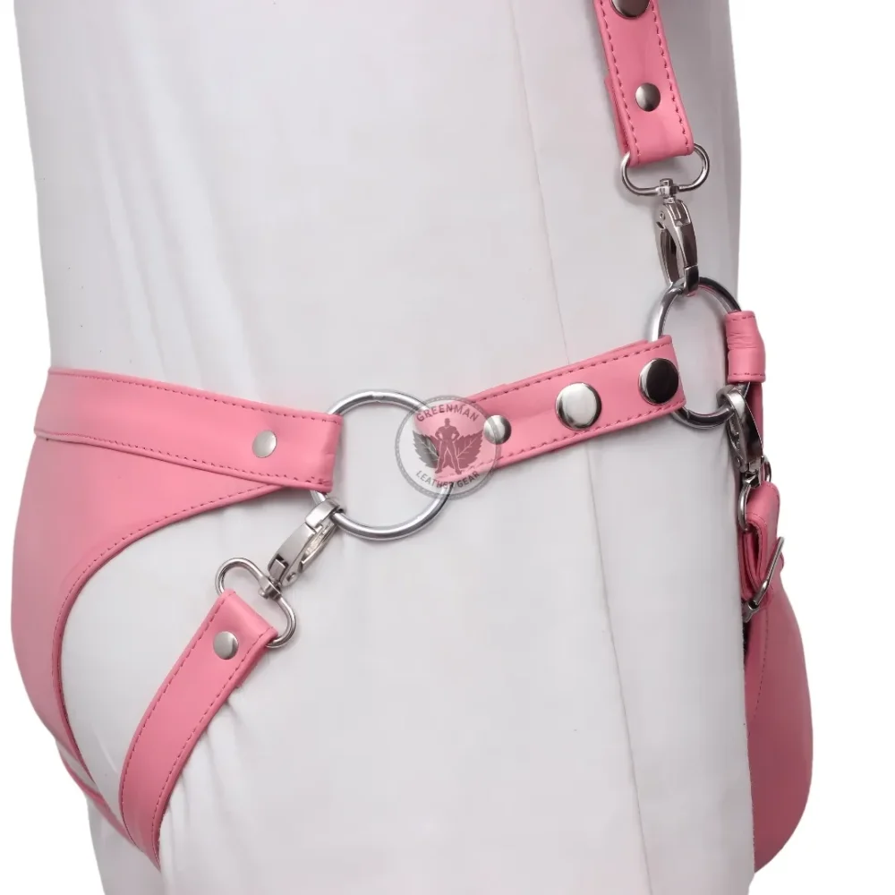 Jockstrap with Harness, Gay Jockstrap Harness, Leather Harness With Jockstrap, BDSM Harness for Men, Genuine Leather Cock Ring Harness For Men, Gay Leather Chest Harness, leather harness, men wearing harness on chest, leather harness for men, leather bondage harness