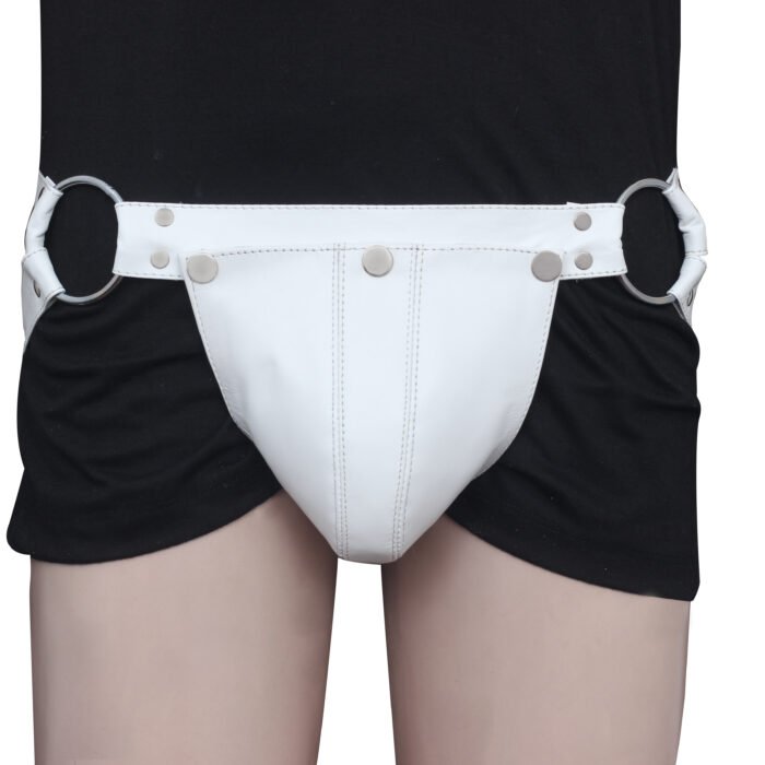 Handmade Leather Jockstrap with Removable Cod-Piece