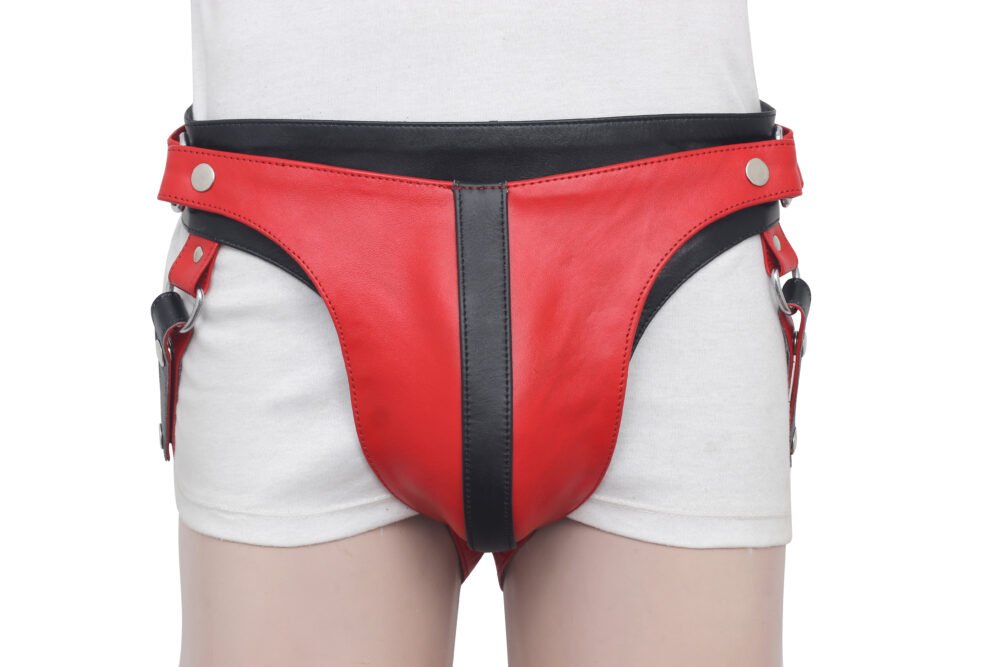 Genuine Gay Leather Jockstrap For Men