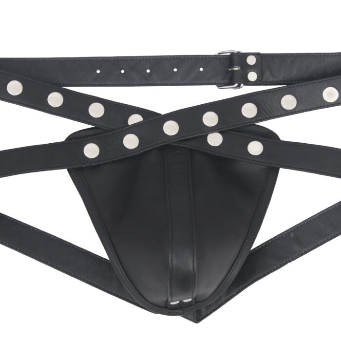 Handmade Genuine Leather Jockstrap for Men