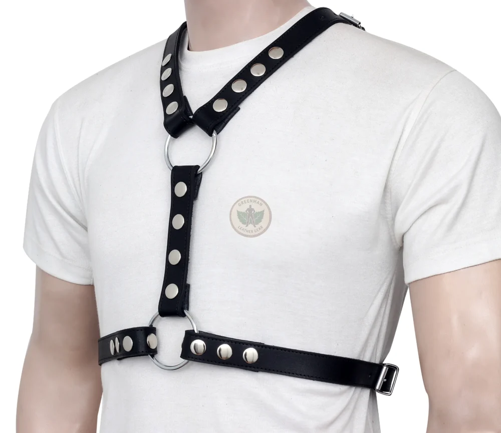Gay Men harness, Chest Harness for Men, Leather Harness, unnisex harness, leather bondage harness, adjustable harness