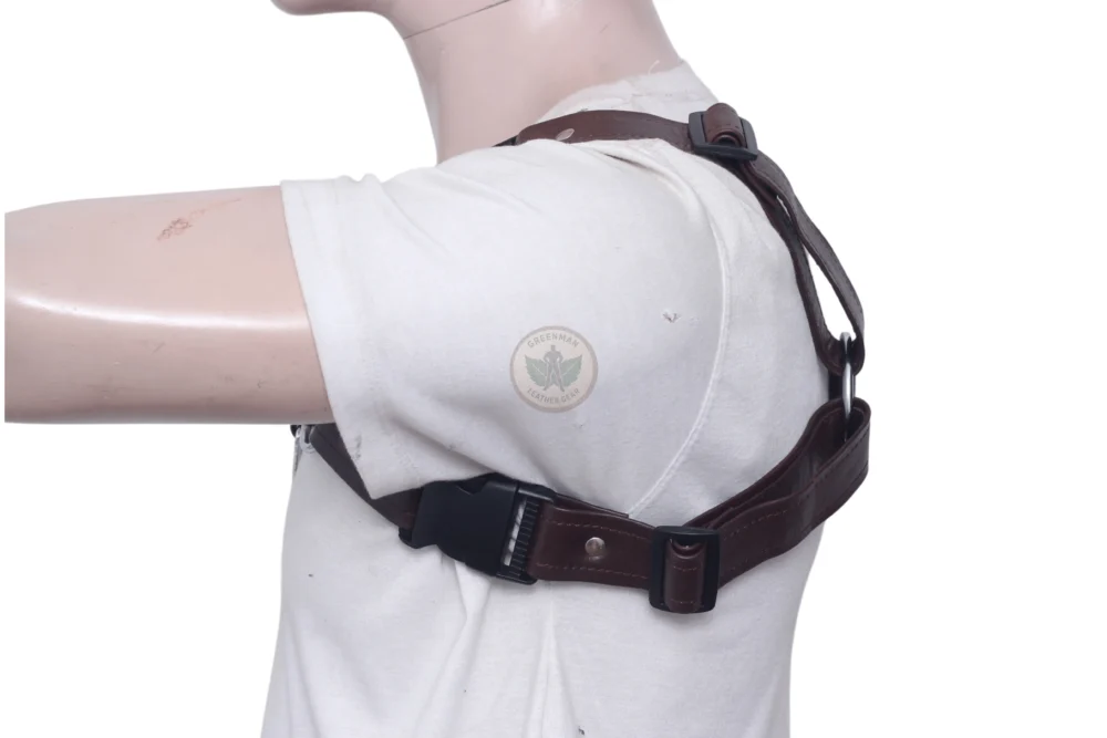 Chest Harness for Men, Leather Harness, BDSM harness, leather bondage harness