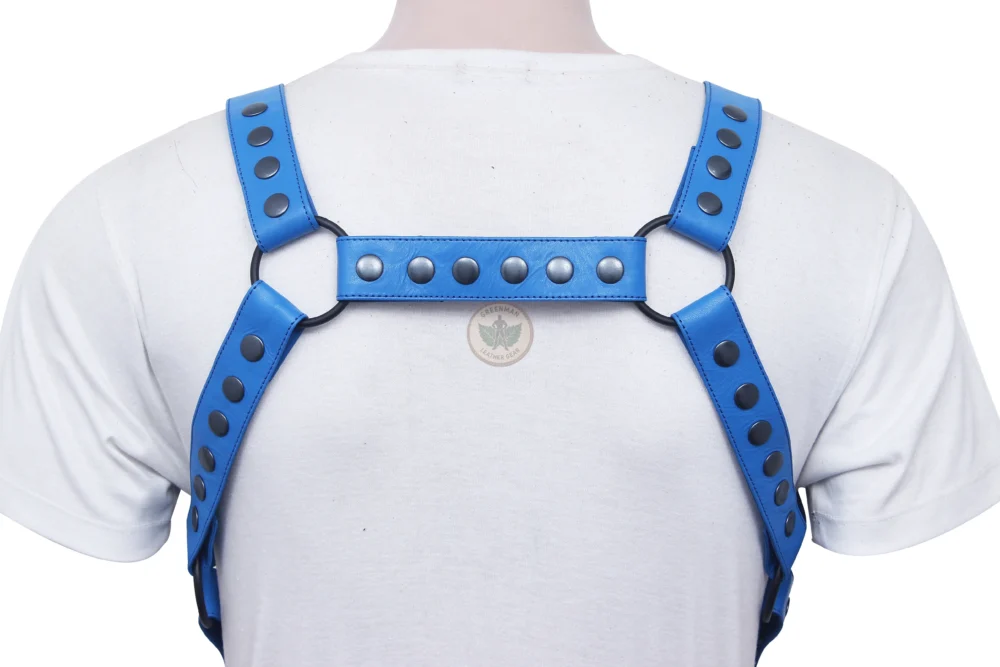 Gay Jockstrap Harness, Leather Harness With Jockstrap, BDSM Harness for Men, Genuine Leather Cock Ring Harness For Men, Gay Leather Chest Harness, leather harness, men wearing harness on chest, leather harness for men, leather bondage harness