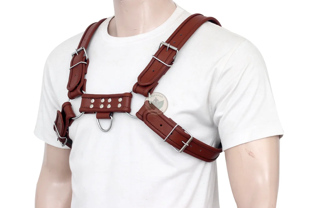 Leather Bondage Harness for Men, Leather Harness, Bondage Harness, BDSM Harness for men, Men Harness, Bulldog Harness, Gay Leather Harness, Leather chest harness