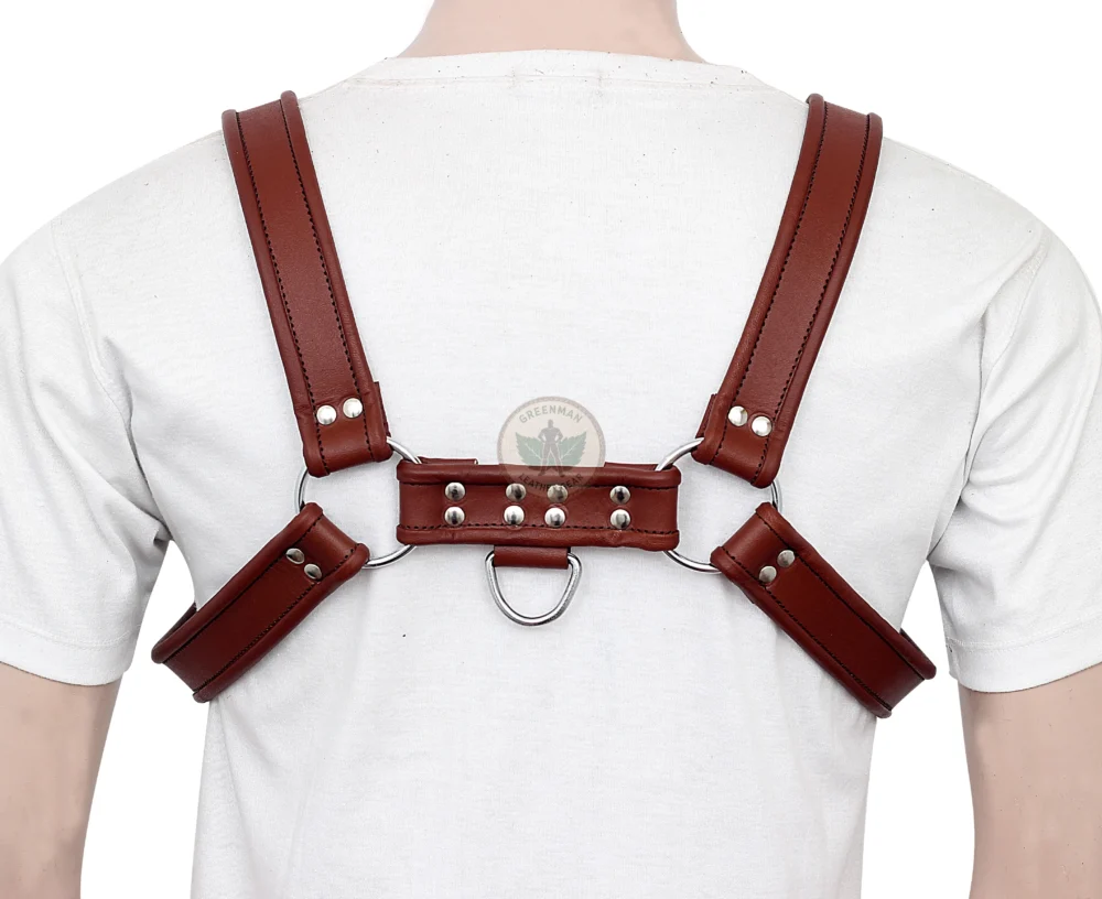 Leather Bondage Harness for Men, Leather Harness, Bondage Harness, BDSM Harness for men, Men Harness, Bulldog Harness, Gay Leather Harness, Leather chest harness