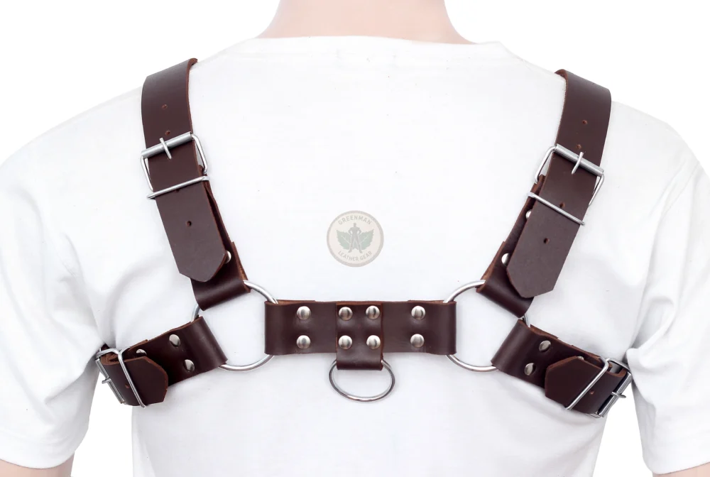 Leather Bondage Harness for Men, Leather Harness, Bondage Harness, BDSM Harness for men, Men Harness, Bulldog Harness, Gay Leather Harness