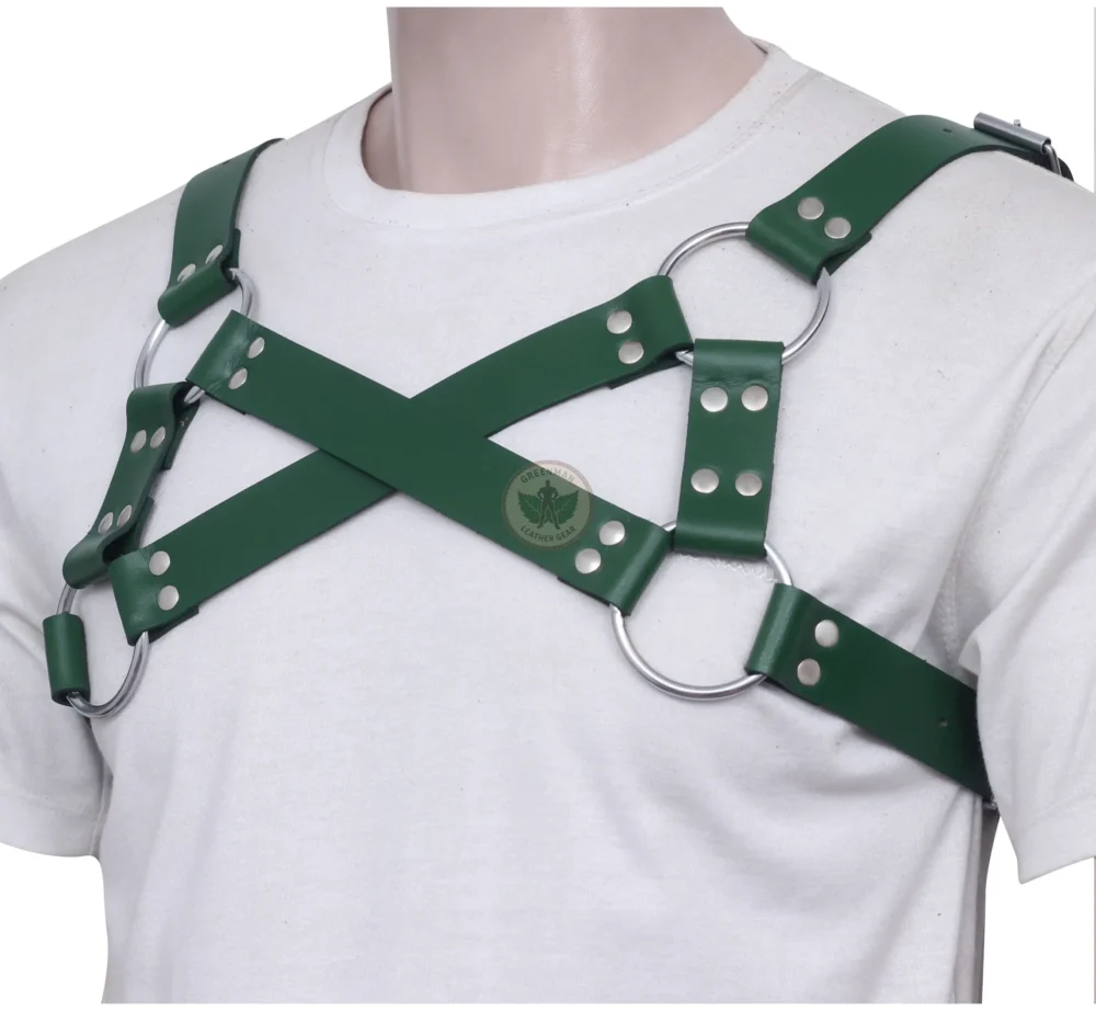 Gay Men harness, Chest Harness for Men, Leather Harness, unnisex harness, leather bondage harness, adjustable harness