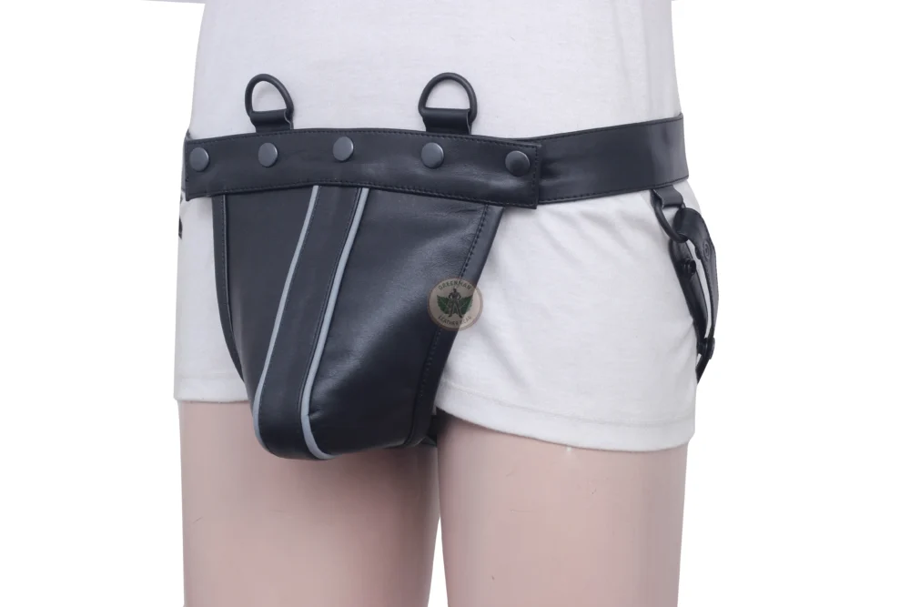 Leather Jockstrap, jockstrap for bondage, Jockstrap for men