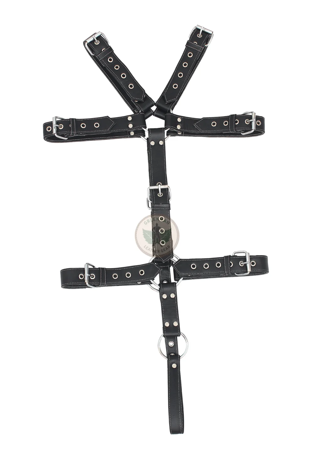 BDSM Harness for Men, Genuine Leather Cock Ring Harness For Men, Gay Leather Chest Harness, leather harness, men wearing harness on chest, leather harness for men, leather bondage harness