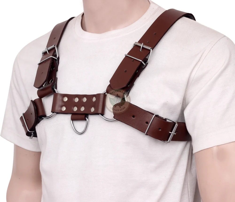 Leather Bondage Harness for Men, Leather Harness, Bondage Harness, BDSM Harness for men, Men Harness