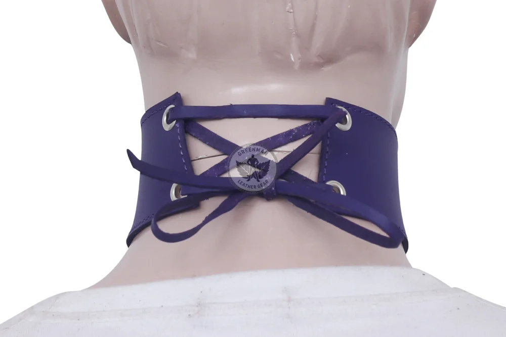 Leather Posture Collar for Bondage, Leather BDSM collar, Leather Bondage Collar, Leather Posture Collar