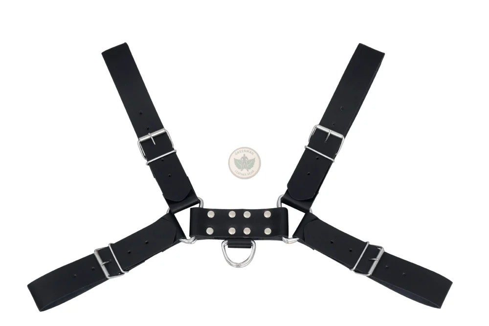 Chest Harness for Men, Leather Harness, BDSM harness, leather bondage harness, O ring harness
