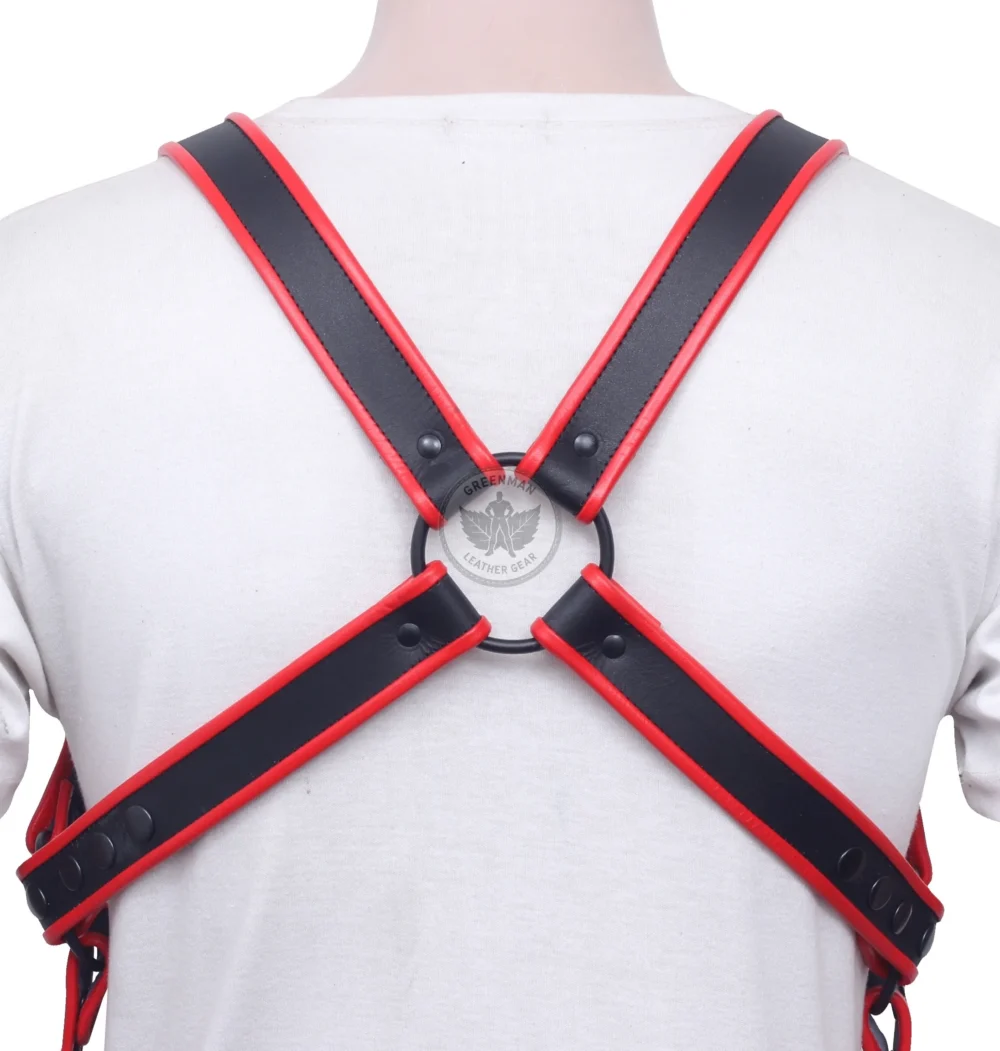 Jockstrap with Harness, Gay Jockstrap Harness, Leather Harness With Jockstrap, BDSM Harness for Men, Genuine Leather Cock Ring Harness For Men, Gay Leather Chest Harness, leather harness, men wearing harness on chest, leather harness for men, leather bondage harness