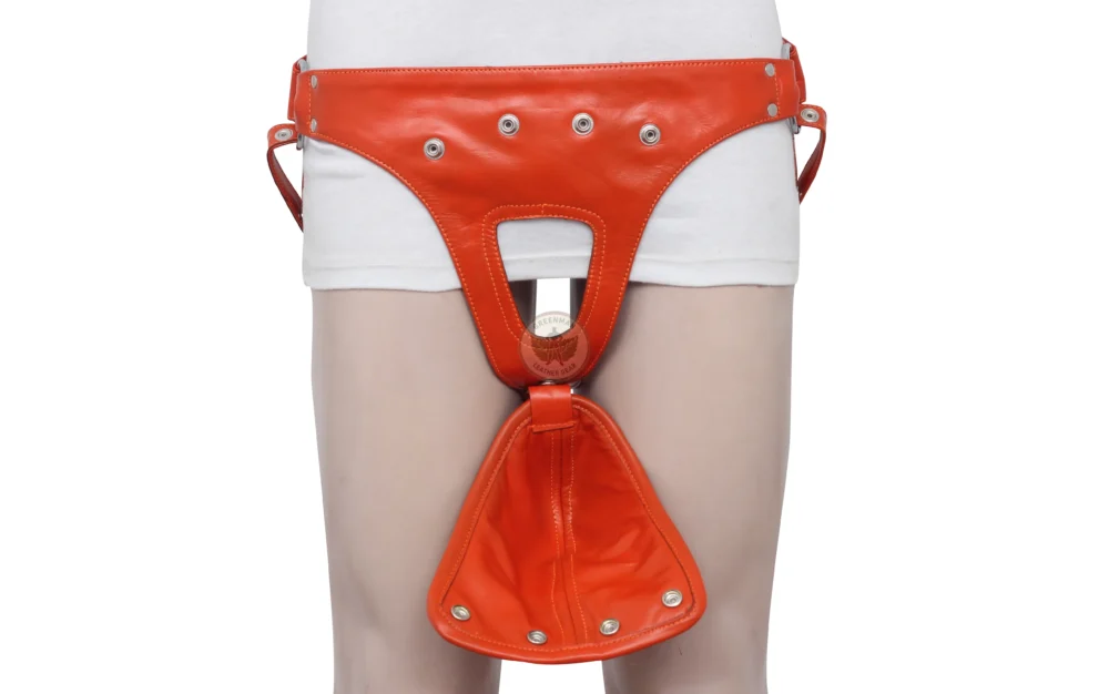 Leather Jockstrap with Silver Snaps and O-rings, Leather Jockstrap, Leather Jockstrap for men