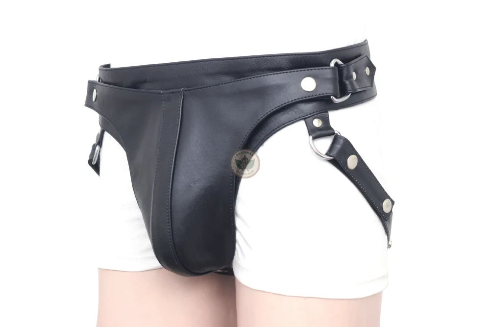 Leather Jockstrap, jockstrap for bondage, Jockstrap for men