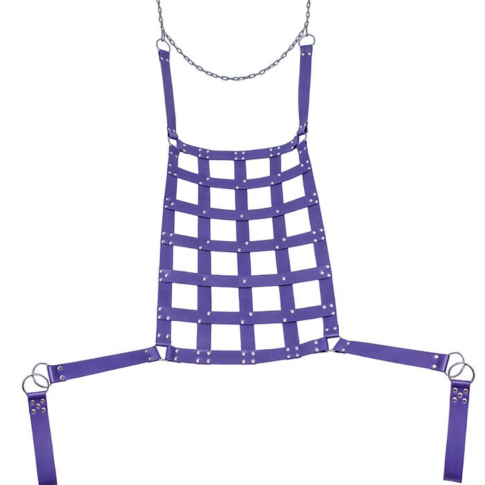 Premium Leather BDSM Swing Net