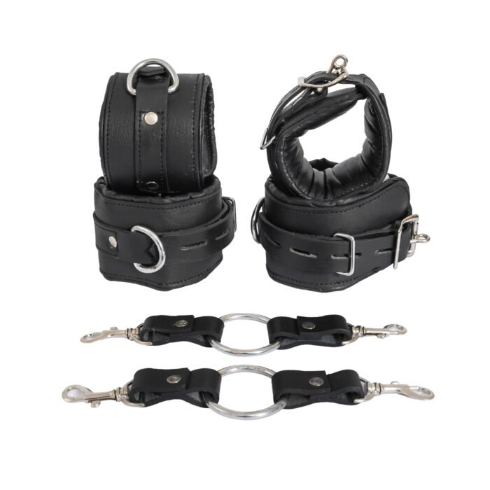 Premium Leather Bondage Handcuffs For Wrist and Ankle