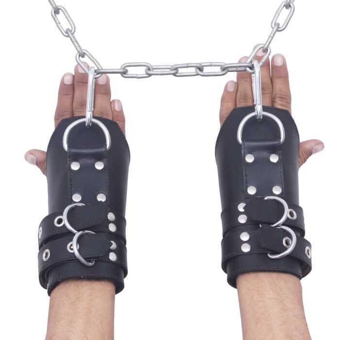 Heavy Duty Leather Suspension Wrist Cuffs