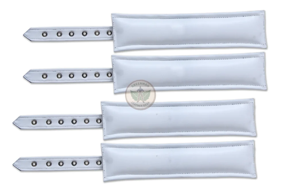 Genuine Leather Handcuffs Set, Leather Handcuffs, Leather ankle cuffs, leather BDSM handcuffs, 7-Piece Handcuffs Set
