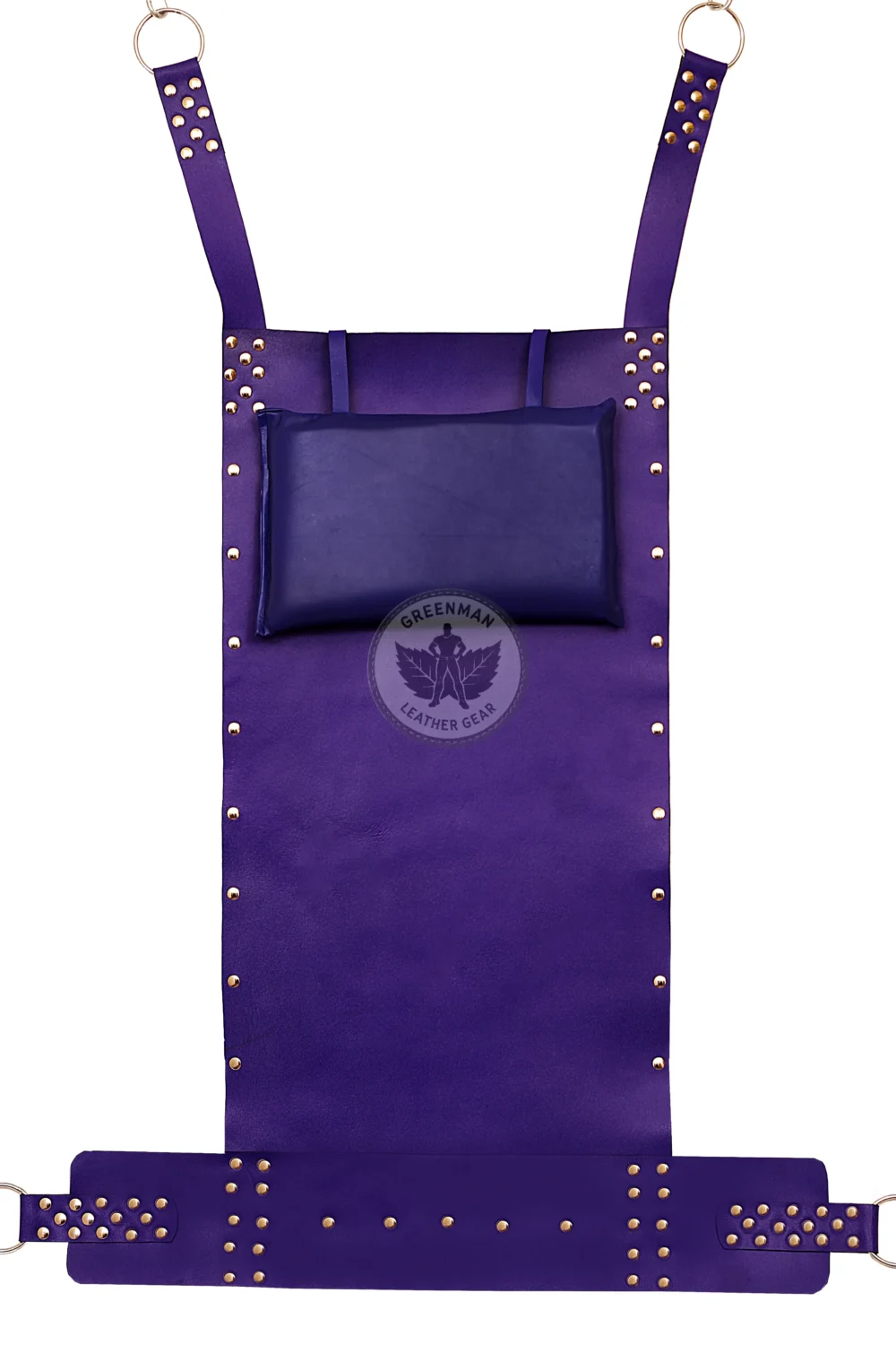 Leather BDSM Swing with Pillow, Leather sling, Leather sex sling, leather bondage sling, leather BDSM sling
