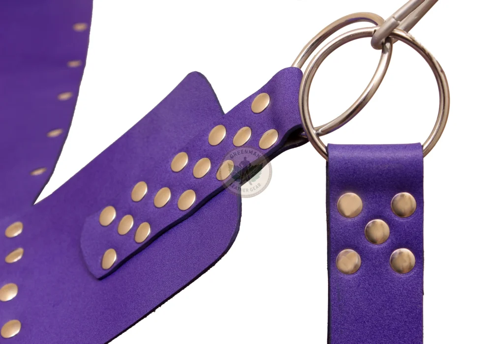 Leather BDSM Swing with Pillow, Leather sling, Leather sex sling, leather bondage sling, leather BDSM sling