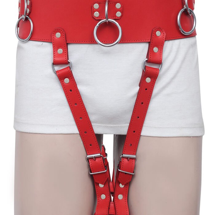 Leather Forced Orgasm Belt
