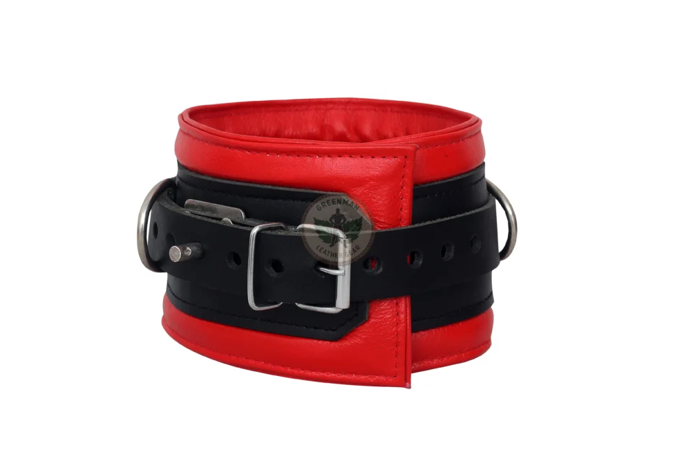 Genuine Leather Handcuffs Set, Leather Handcuffs, Leather ankle cuffs, leather BDSM handcuffs, 7-Piece Handcuffs Set