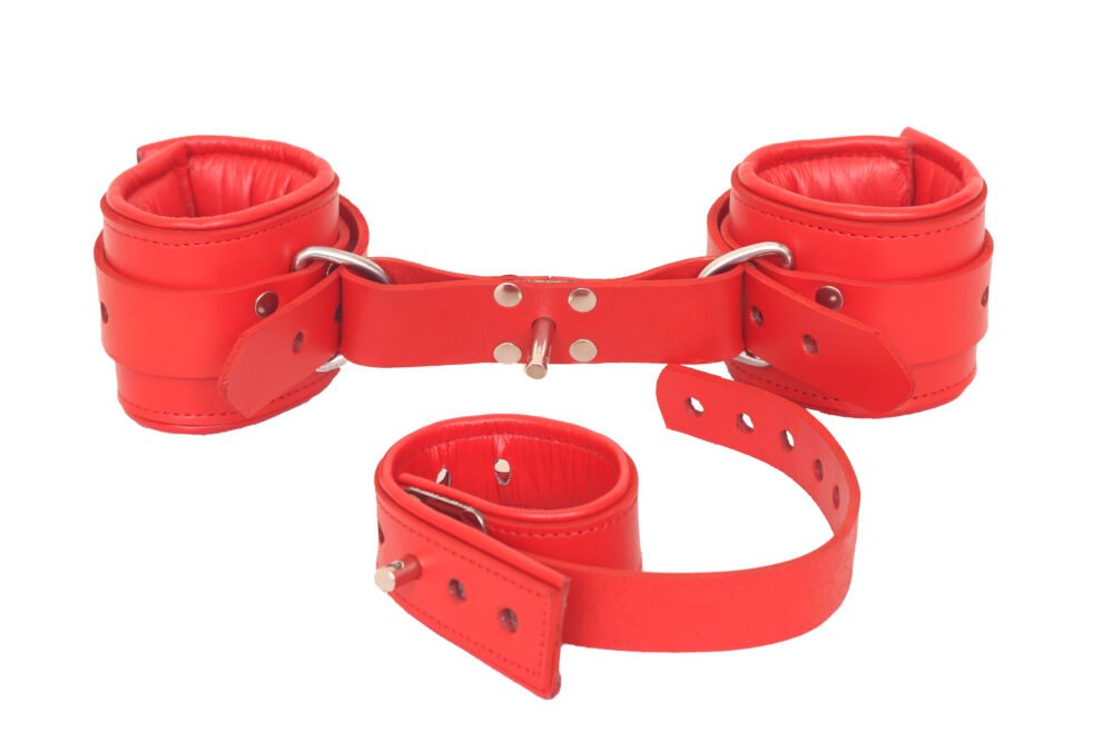 Leather Wrist to Ball Cuffs | BDSM Cuffs