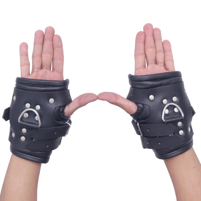Leather Suspension Cuffs with Buckle Straps