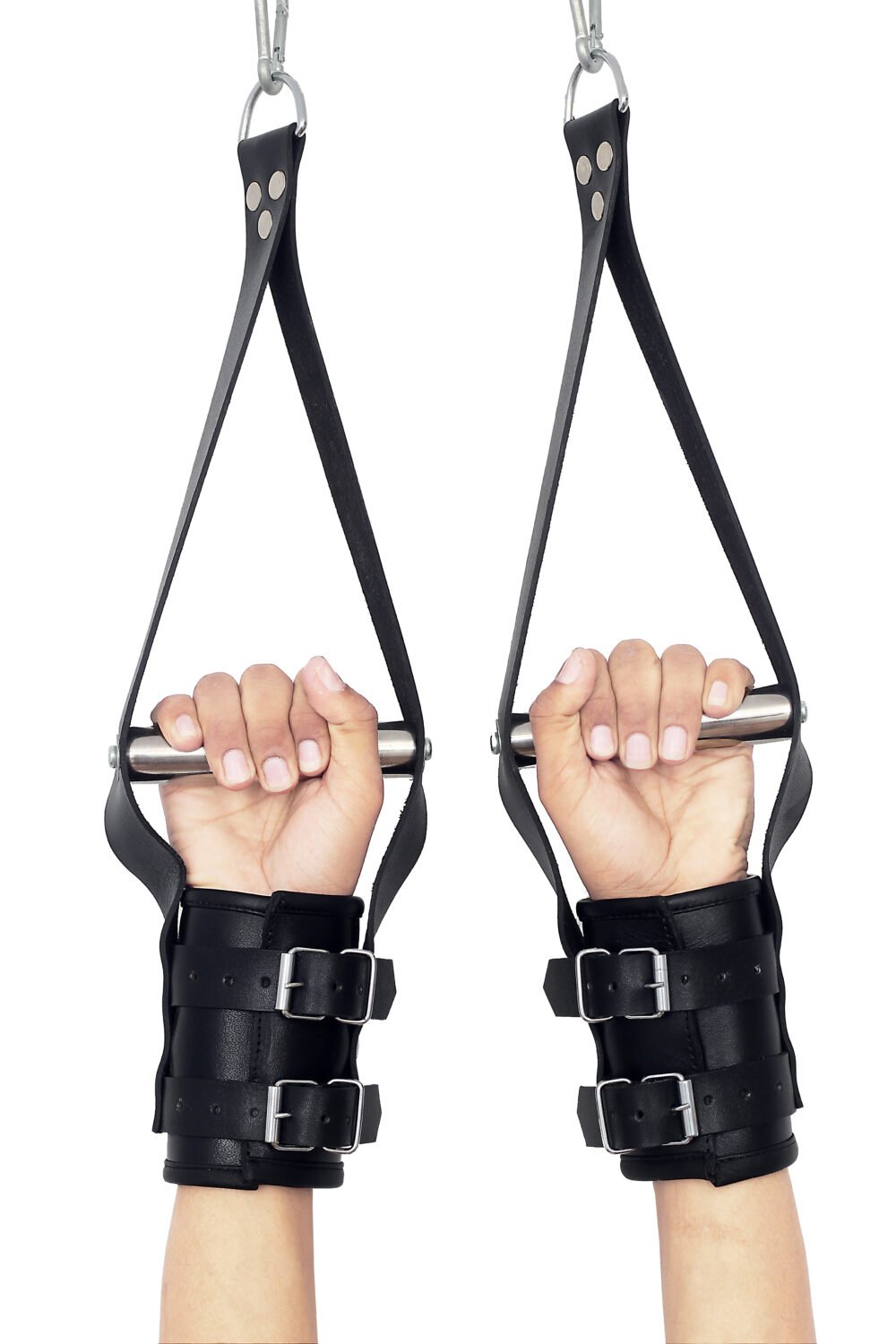 Handmade Leather Suspension Cuffs