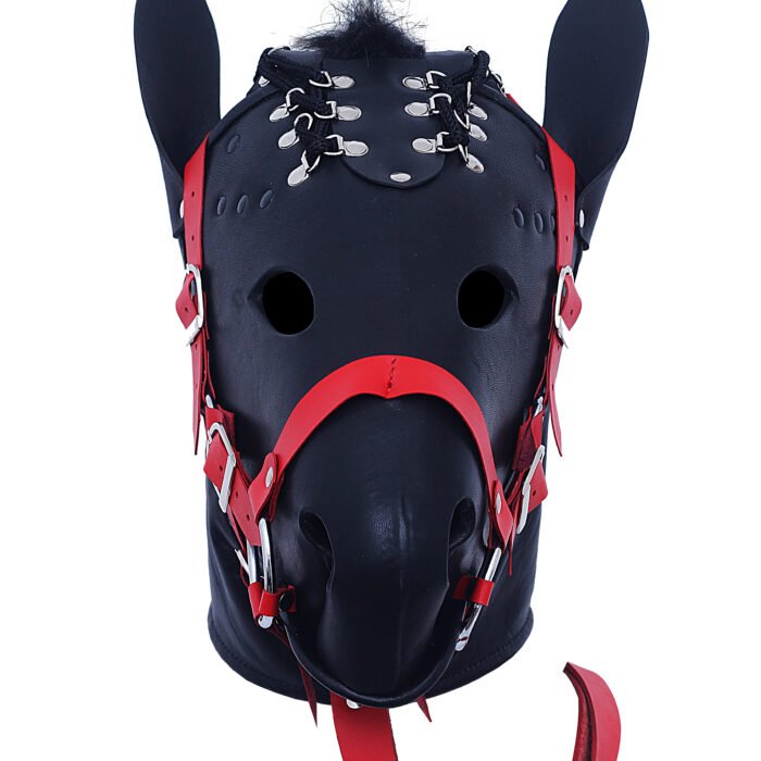 Leather Horse Pony Mask | Leather BDSM Hood