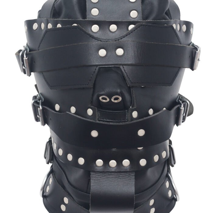 Soft Sensory Deprivation Leather Hood
