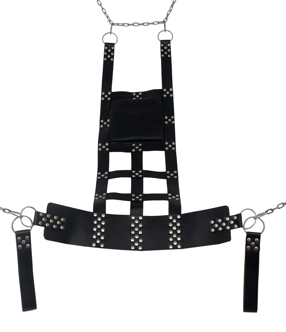 Premium Leather Bondage Sex Swing