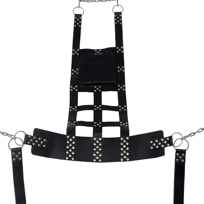 Premium Leather Bondage Sex Swing