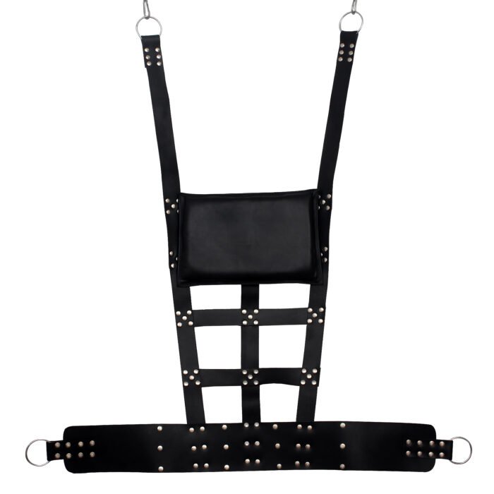Leather BDSM Swing with Pillow