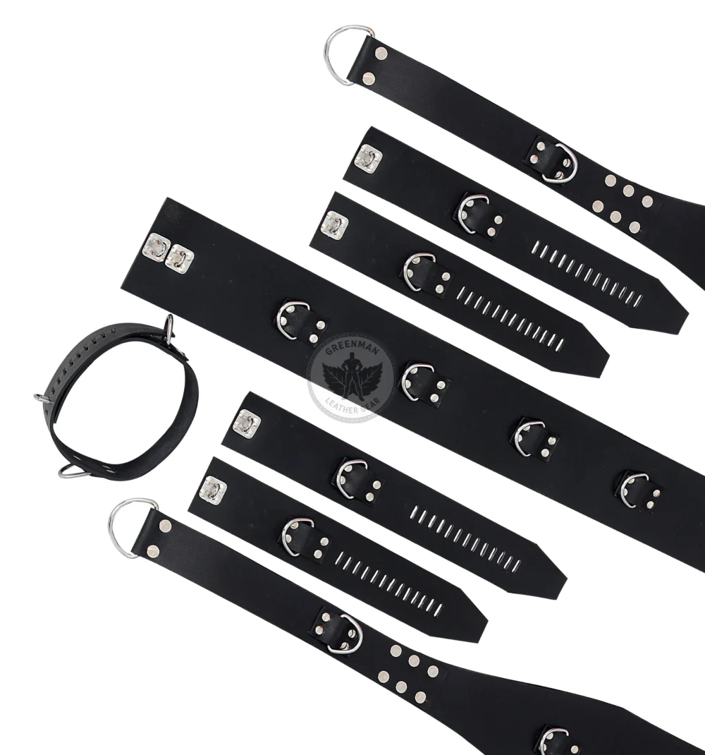 8 Pcs Leather Sex Sling, Leather sling, Leather sex sling, leather bondage sling, leather BDSM sling